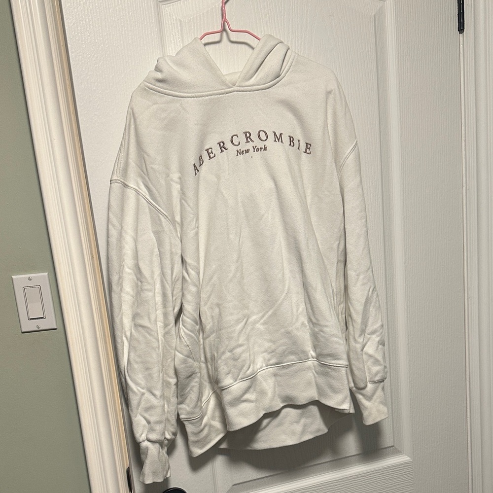 Abercrombie & Fitch Cream Hoodie